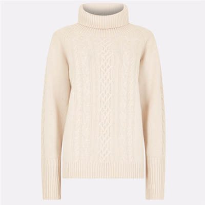 Dubarry Ladies Kennedy Knitted Sweater - Chalk